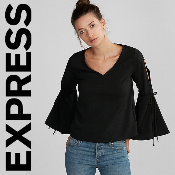 express bell sleeve top
